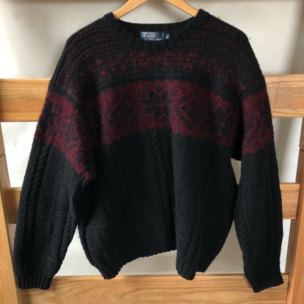 RALPH LAUREN HANDKNIT SWEATER